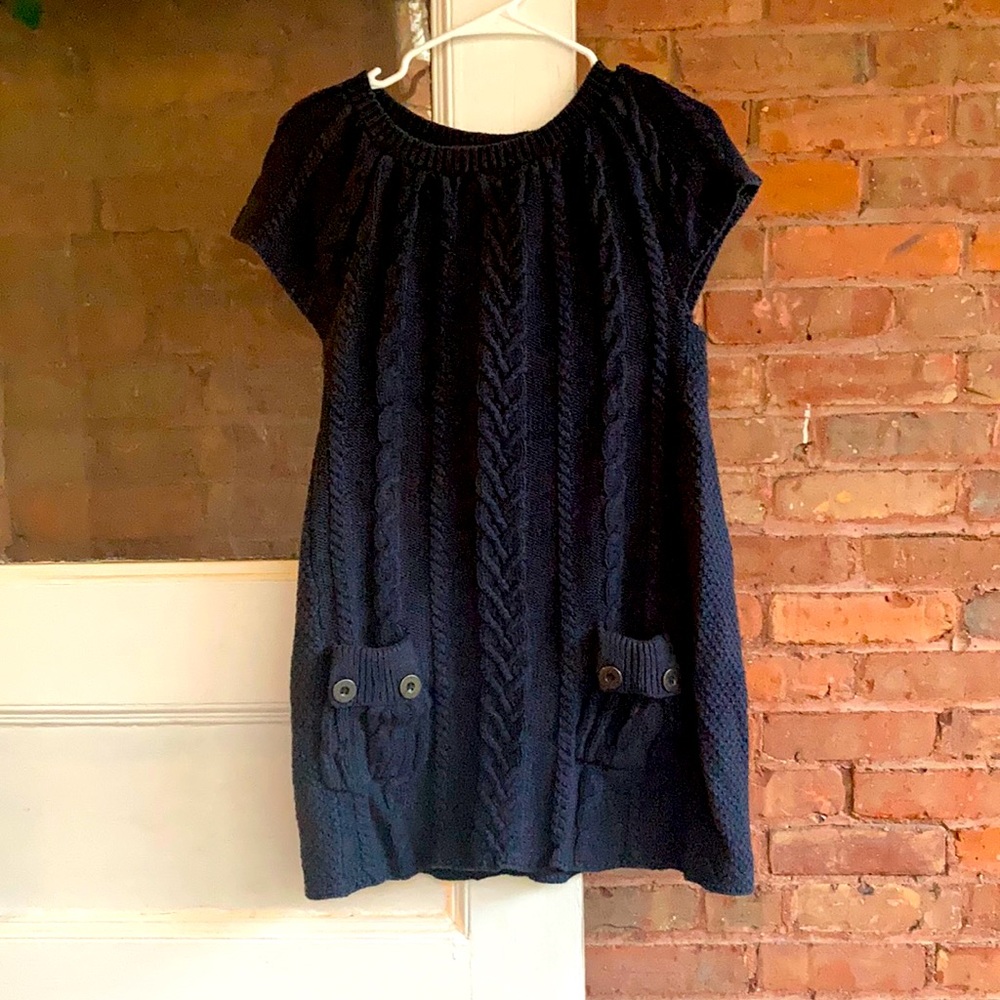 Mini Braided Sweater Dress